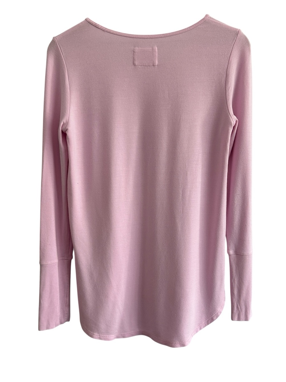 Lilly Pulitzer Luxletic Top XS Pink Kerah Long Sleeve Comfort Stretch Soft - Picture 10 of 10